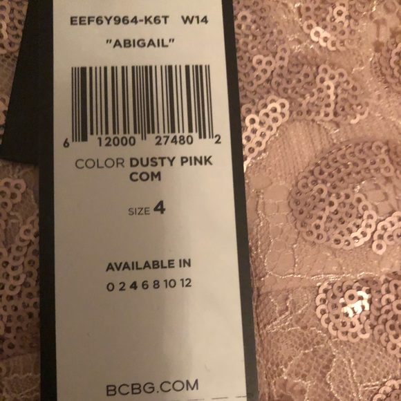 Brand new bcbg blush dress - Picture 6 of 8